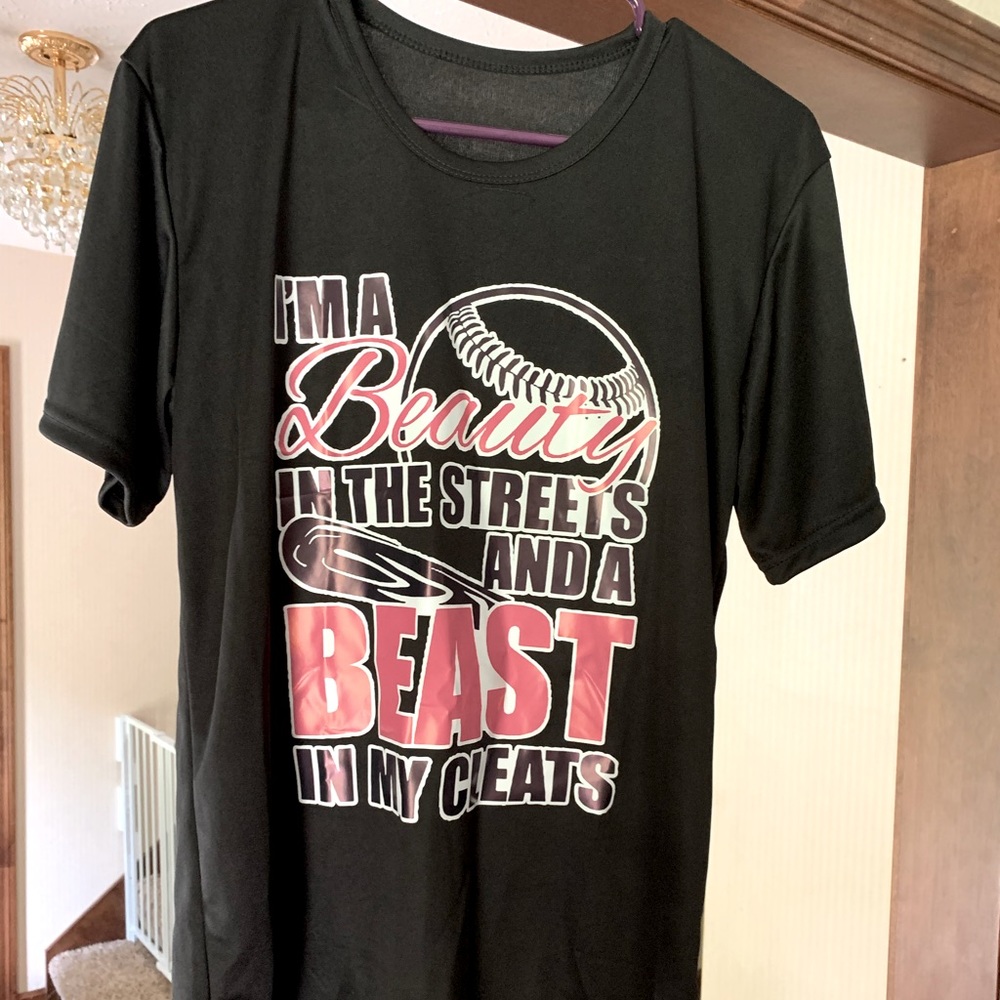 Softball graphic T-shirt